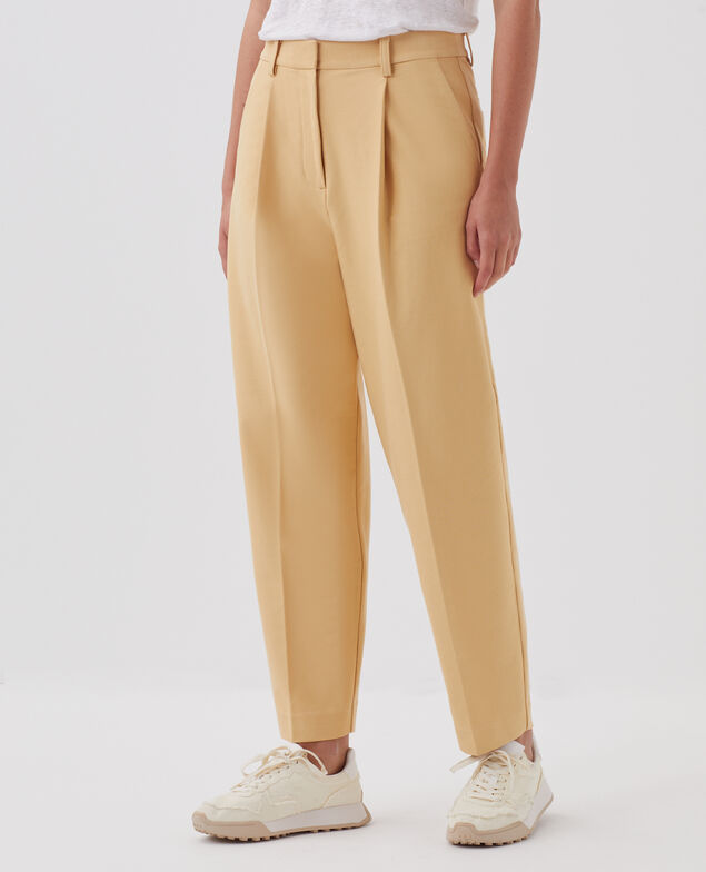 CAMILLE - Pantalón carrot J420 moonstone