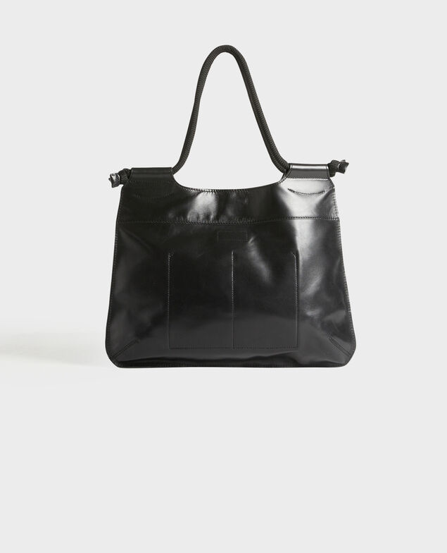 Shopper de cuero Black beauty