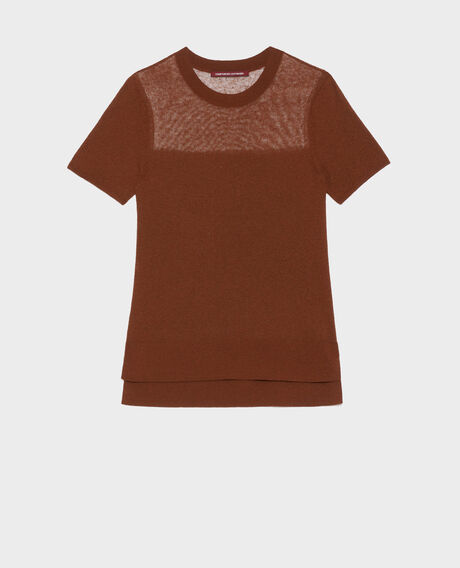 Top de manga corta 0360 emperador brown 3sju147l02