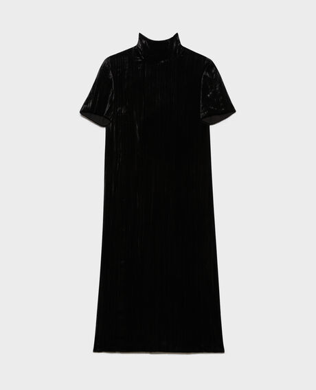 Vestido midi de terciopelo 4216 black_beauty 2wdr259v19