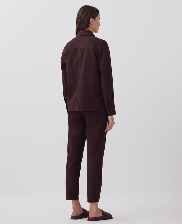 Chaqueta workwear J790 chocolate plum