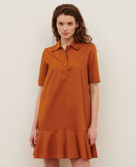 Vestido polo de algodón 29 orange 2sdr611c01