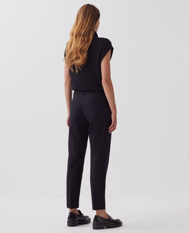 MARGUERITE - Pantalón cigarette H091 black beauty