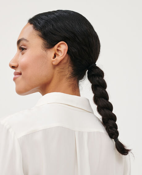 SIBYLLE - Camisa de seda Optical white Loriges