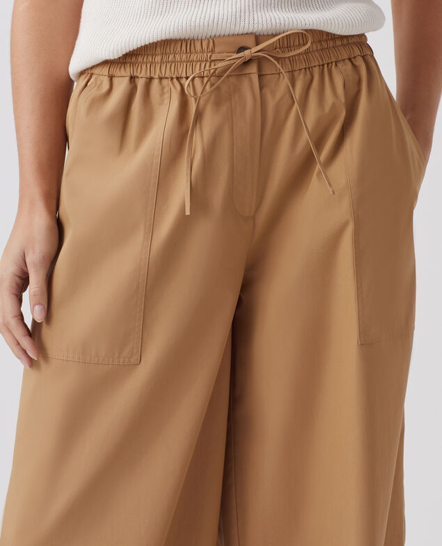 YVONNE - Pantalón amplio J330 cartouche beige