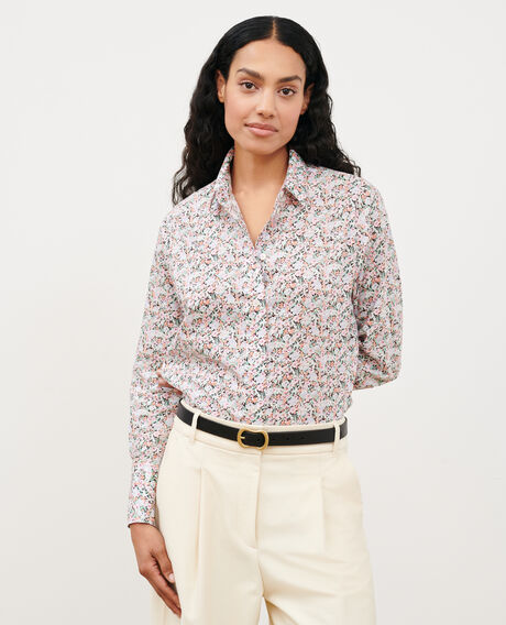 Camisa de algodón 0110 champs fleuris pink 3ssh019c11