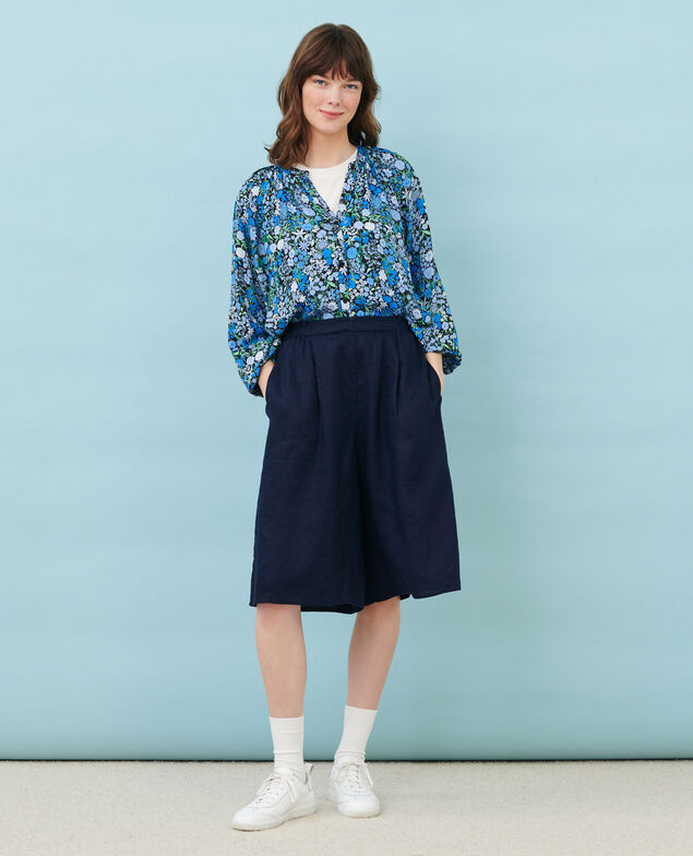 Blusa amplia estampada 98 print blue
