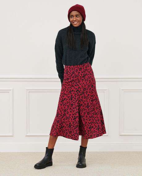 Falda larga estampada 8807 17 red 2wsk285v10