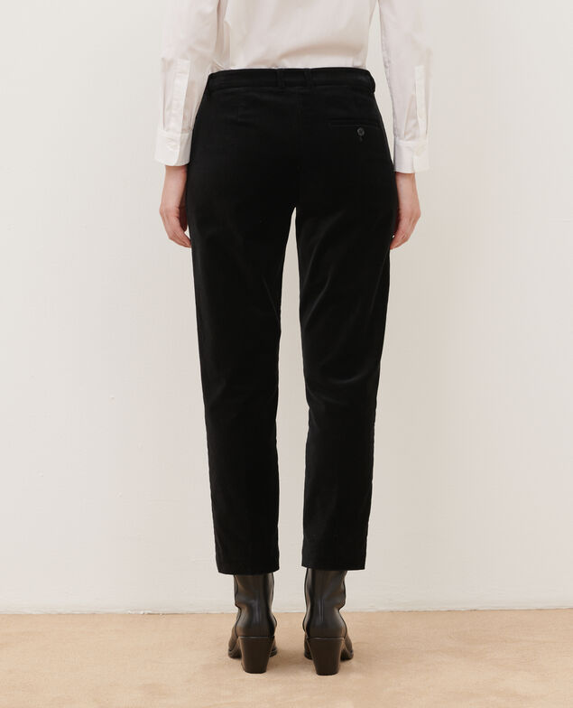 MARGUERITE - Pantalón cigarette 4216 black_beauty