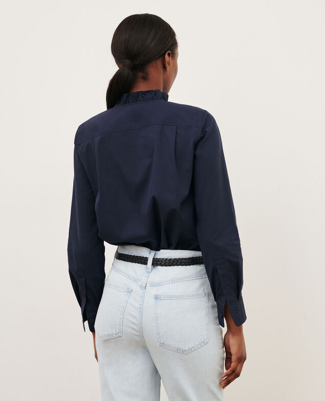 Camisa de algodón 7012c 69 navy