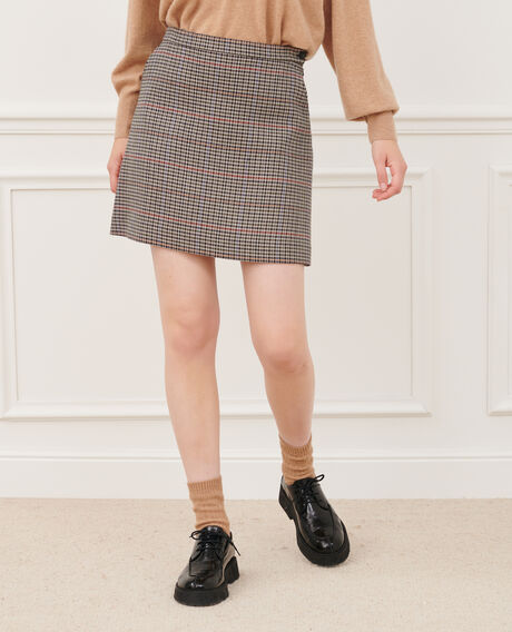 Mini falda a cuadros 8864 03 gray check 2wsk256v16