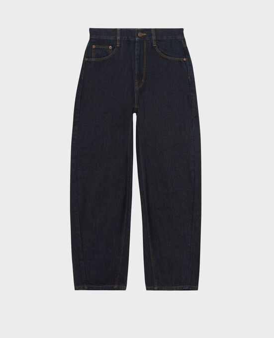 SYDONIE - BALLOON - Jeans amplios 7/8 talle alto DENIM RINSE