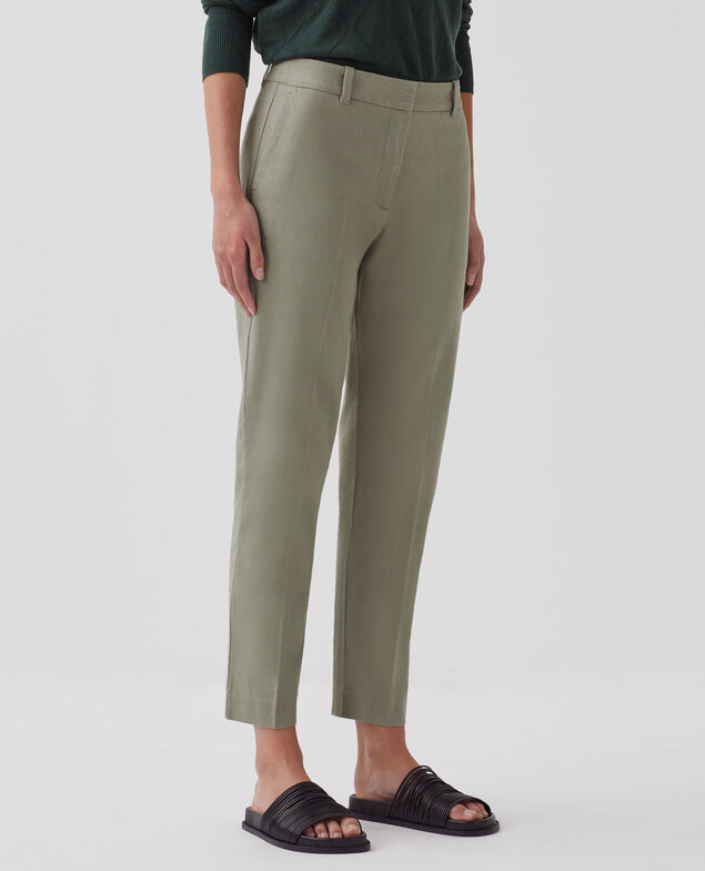 MARGUERITE - Pantalón cigarette J050 shadow gray