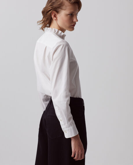 Camisa de popelina de algodón 4235 optical white 2wsh138c53