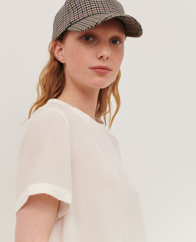 CORINNE - Camiseta de seda 01 white
