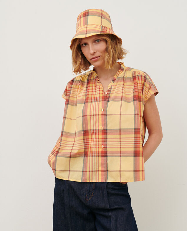 Blusa de algodón 0241 orange 3sbl346c21