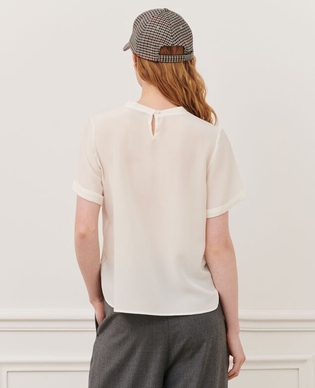 CORINNE - Camiseta de seda 01 white