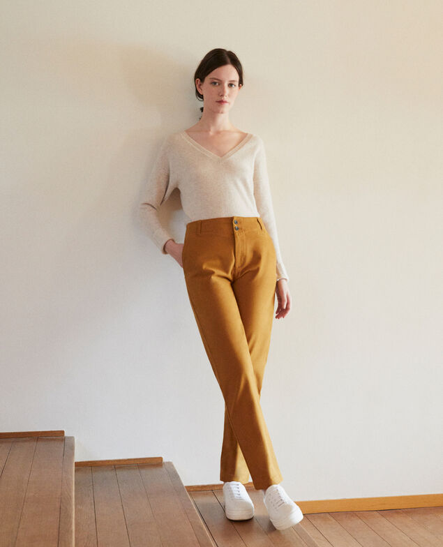 Pantalones chinos Golden brown