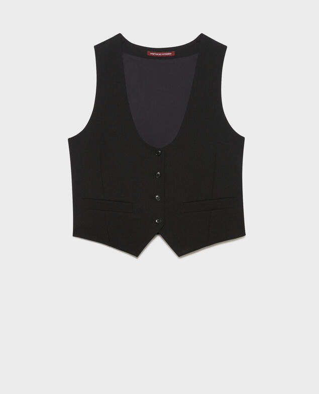 Chaleco de traje de lana