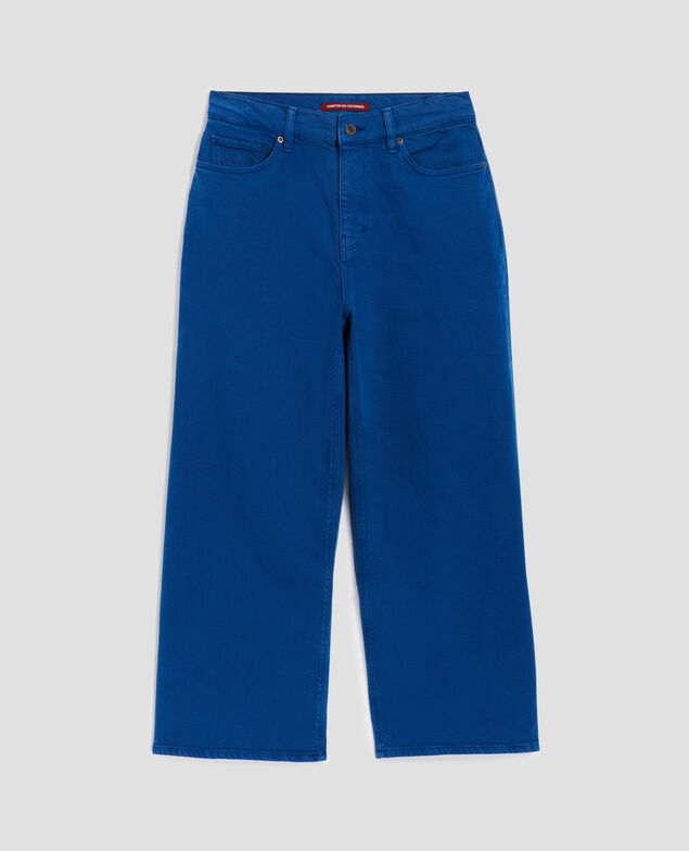 EMY - Jeans cropped wide leg H660 sodalite blue