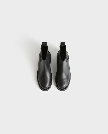 Chelsea botines de cuero 4216 black_beauty 2ws116
