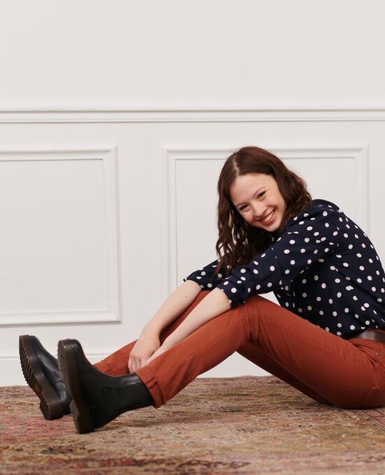 LILI - SLIM - Jeans de algodón 8808 18 WINE