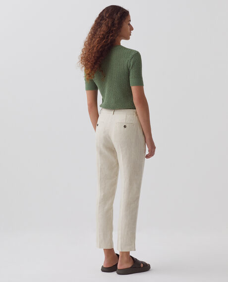 MARGUERITE - Pantalón cigarette 0310 beige natural 3spa005f03