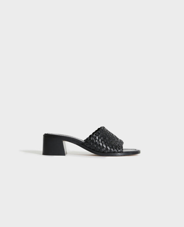 Sandalias de piel con tacón 09 black 2ss22353