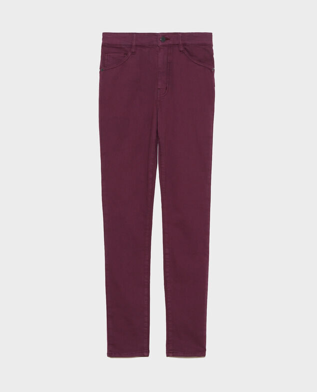 DANI - SKINNY - Jeans talle alto con 5 bolsillos Potent purple