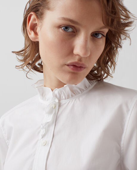 Camisa de popelina de algodón 4235 optical white 2wsh138c53