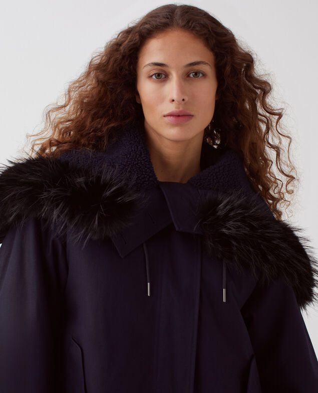 Parka con capucha H695 night sky