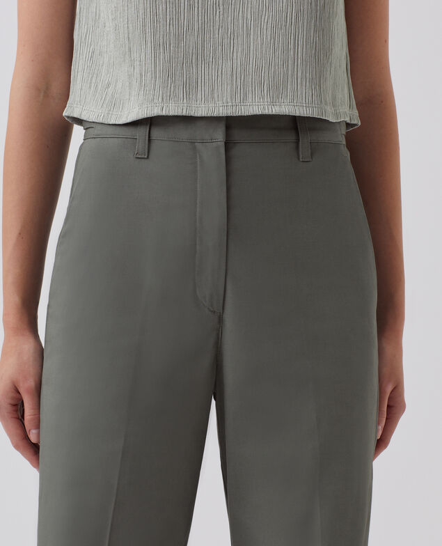BLANDINE - Pantalón recto J560 basil dark green