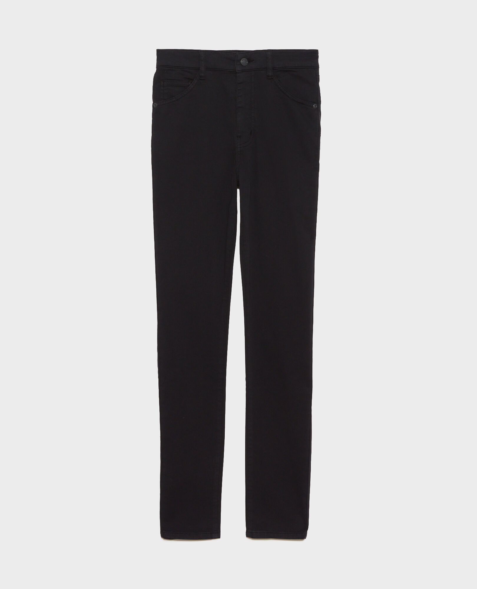 DANI - SKINNY - Jeans talle alto con 5 bolsillos Black beauty Pozakiny