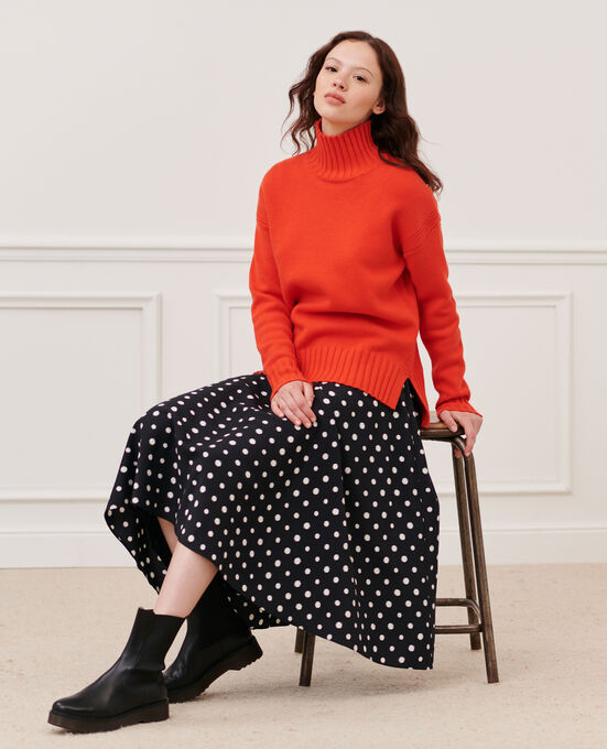 Falda larga estampada 7057 95_PRINT_BLACK
