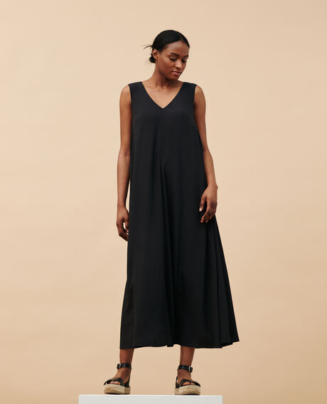 Vestido trapecio fluido 0093 black 3sdr275v02