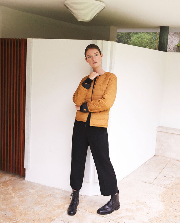 Chaqueta Mademoiselle Plume reversible Ad golden brown