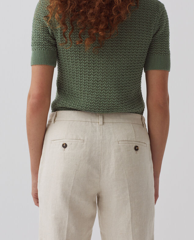 MARGUERITE - Pantalón cigarette 0310 beige natural