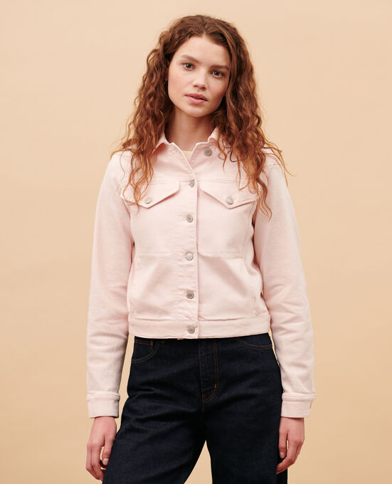 Chaqueta vaquera corta 0100 PINK MARSHMALLOW