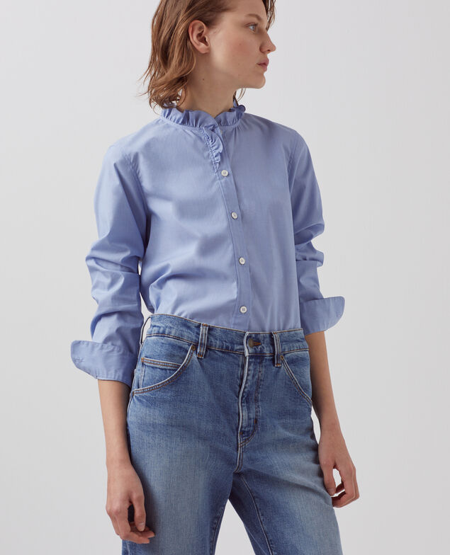 Camisa de popelina de algodón
