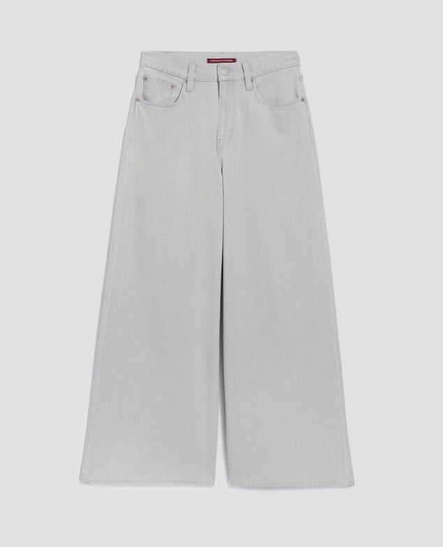 JEANETTE - Jeans anchos J021 light grey