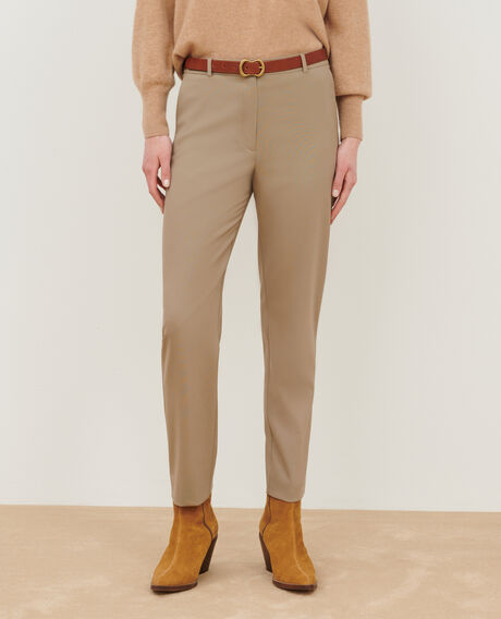 MARGUERITE - Pantalón cigarette 0311 beige 3spa231w01