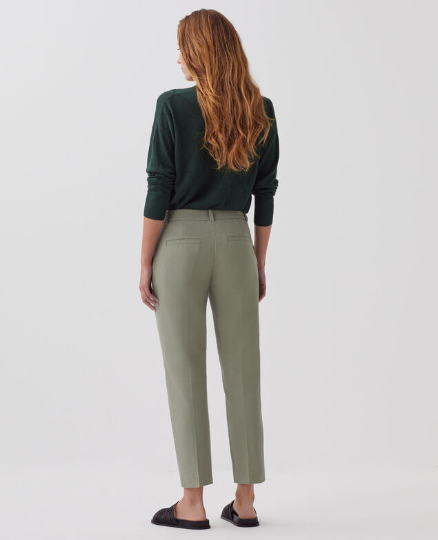 MARGUERITE - Pantalón cigarette J050 shadow gray