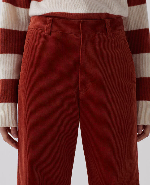 Pantalón de pana U270 orange