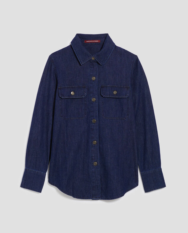 Camisa en denim de algodón H680 rinse