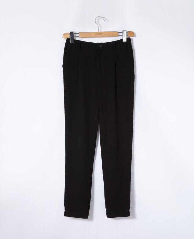 Pantalón tipo sastre Negro