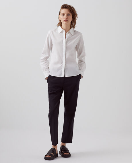Camisa de algodón 8885 00 white 2wsh189c54