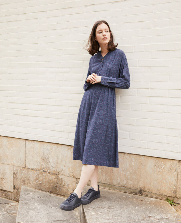 Vestido estampado Azul