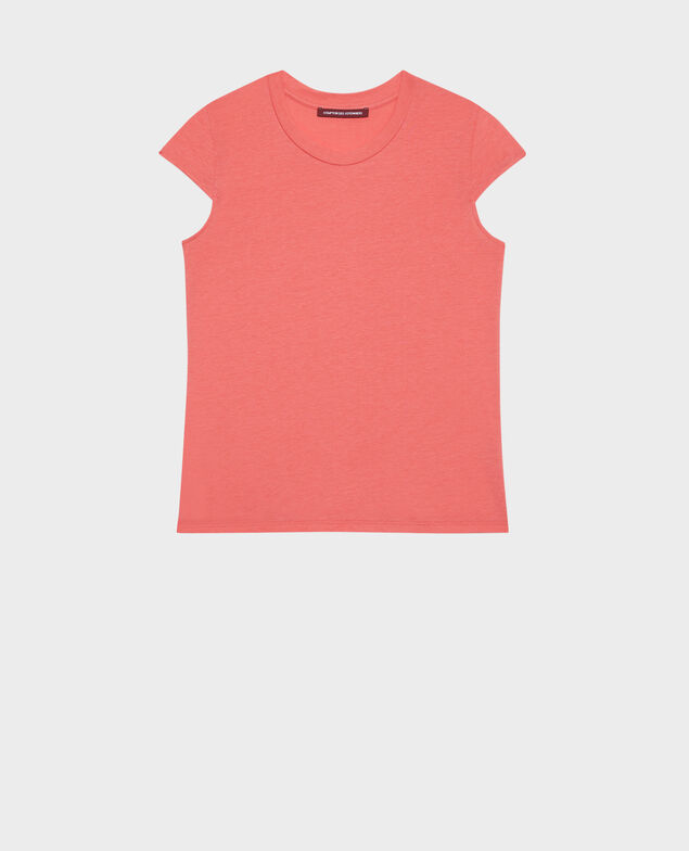 MANON - la camiseta con cuello redondo de algodón mezclado 18 wine