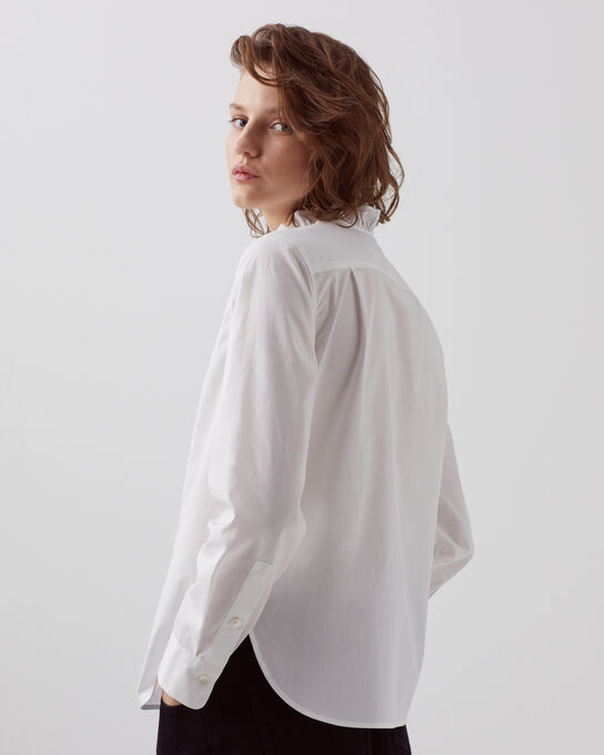 Camisa de popelina de algodón 4235 OPTICAL WHITE