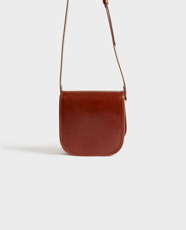 Bolso pequeño de cuero estilo vintage Pumpkin spice Neveu